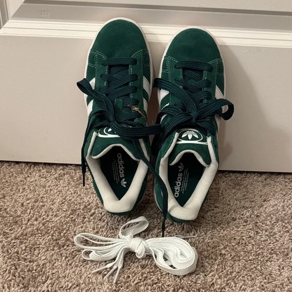 NWT Adidas Campus 00s Dark Green Sneakers J Size 5.5 W7 - Picture 13 of 16